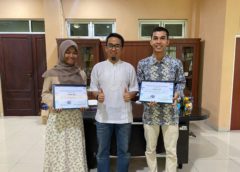 Deri Setyawan Buktikan Diri Sebagai Juara Pertama dalam Perlombaan 3 Minute Speech Competition yang Diselenggarakan Internalisation UNP dalam Skala Provinsi Sumatera Barat