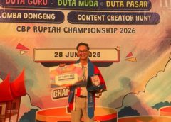 “Syarif Ardiyansyah” Raih Juara 1 Duta Muda CBP Rupiah Sumatera Barat 2026, Siap Melaju ke Tingkat Nasional